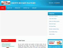 Tablet Screenshot of liftingtackles.com